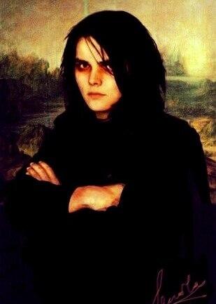309x433 Highwayphantom Headfirst For Coffee Via Tumblr - Gerard Way Painting