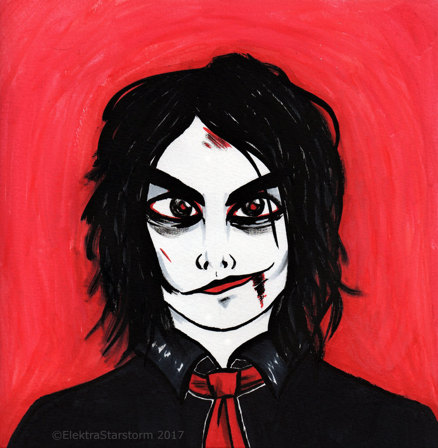 900x920 Gerard Way Painting By Elektrastarstorm - Gerard Way Painting
