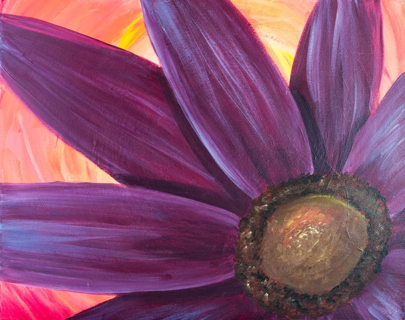 800x632 Peachland Paint Party - Gerber Daisy Painting