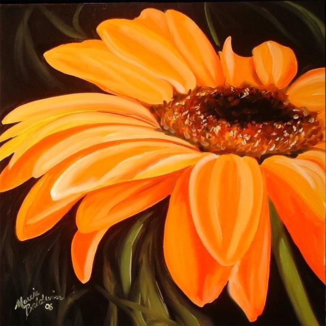 Gerbera Daisy Painting at PaintingValley.com | Explore collection of ...