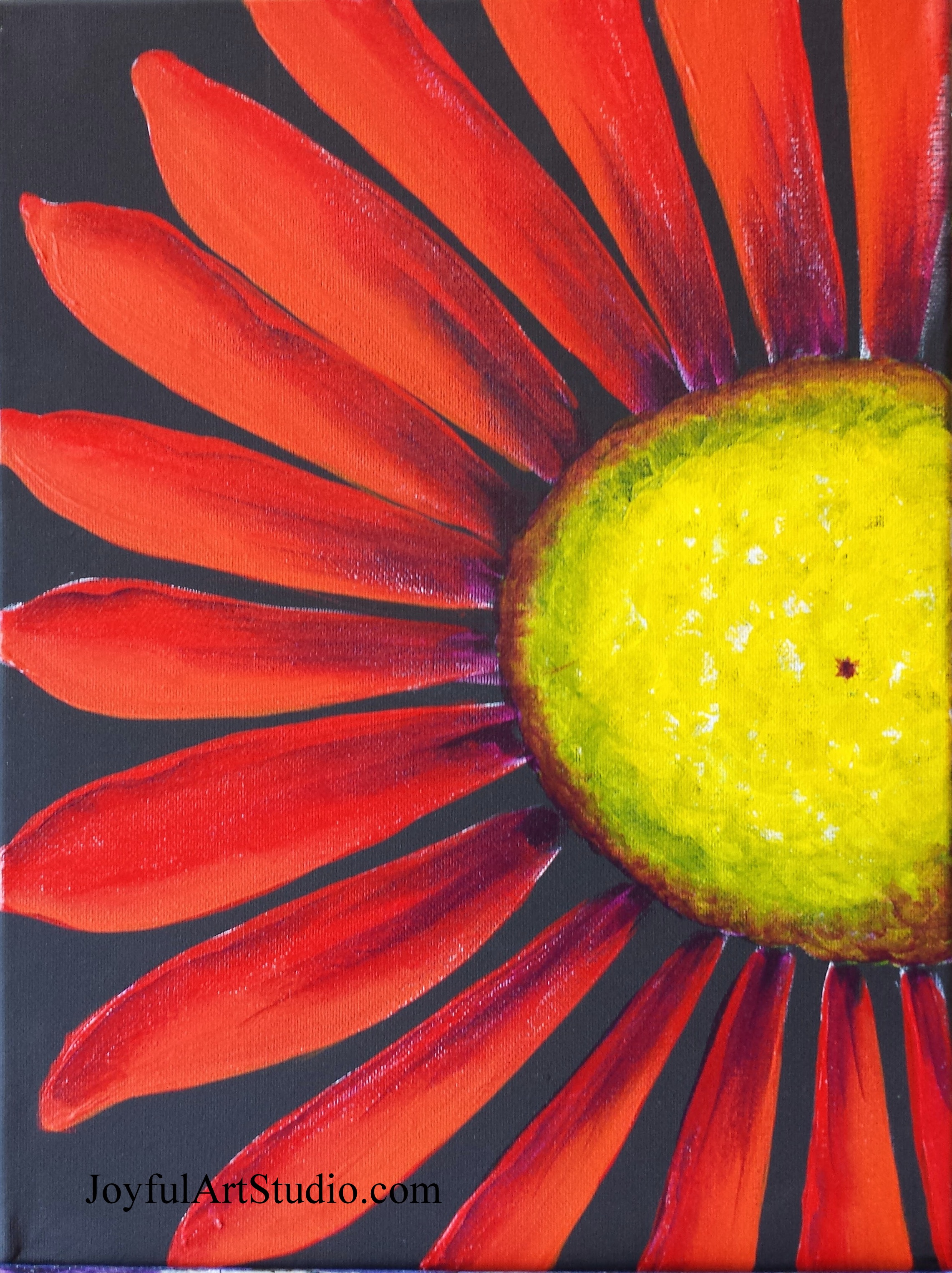 2282x3051 Gerbera Daisy Joyful Arts Studio - Gerbera Daisy Painting