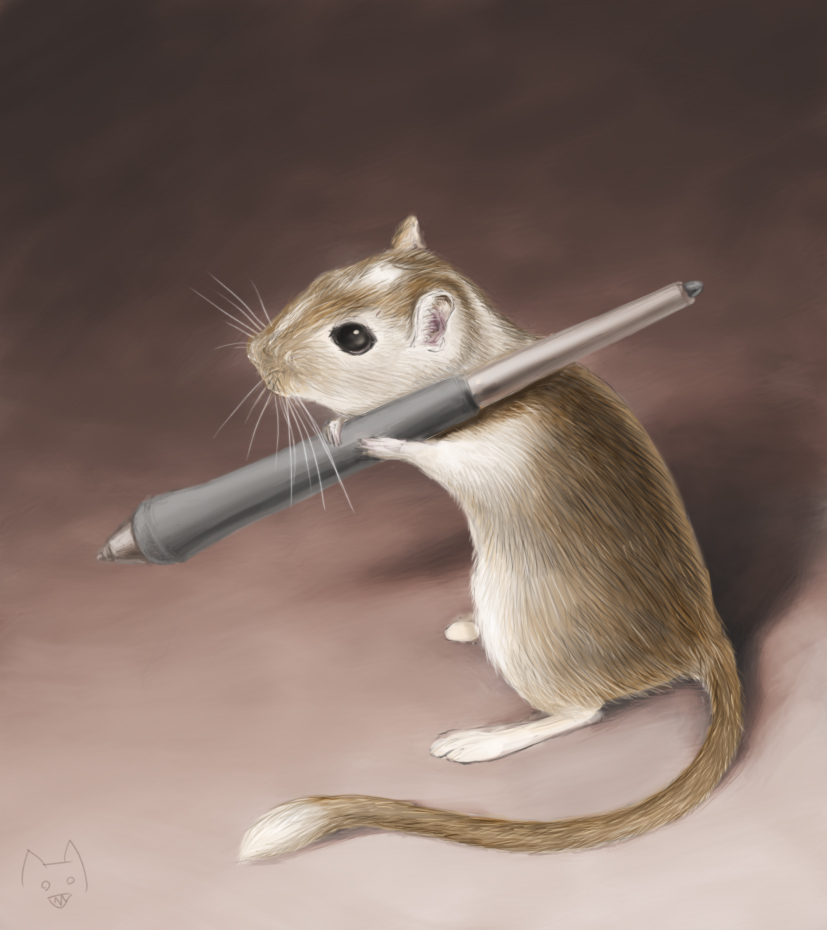 827x930 Soji By Saito00 - Gerbil Painting