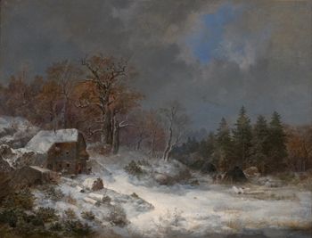 350x267 German Landscape Paintings Eighteenth Century Images - German Landscape Painting