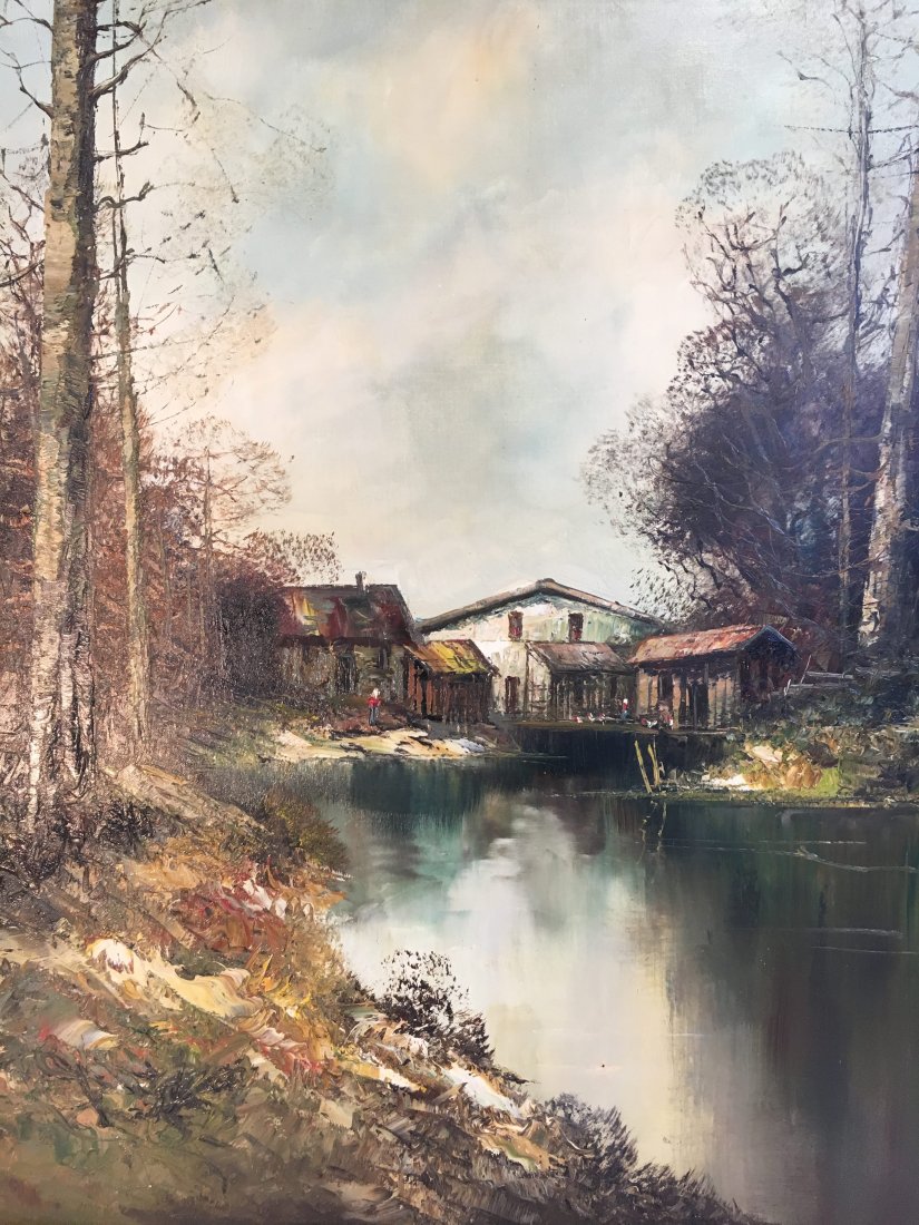 825x1100 Listed Artist Kort German Landscape Painting - German Landscape Painting