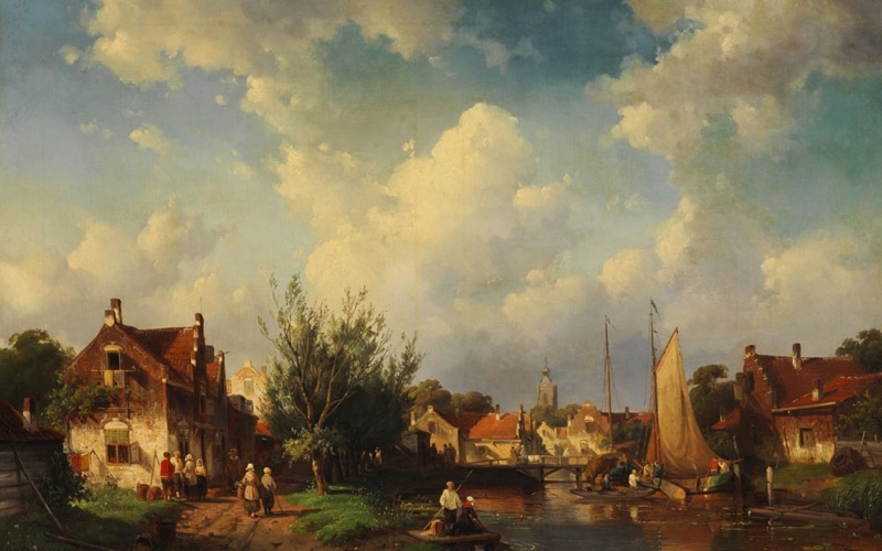 800x500 For The First Time On The German Auction Market A Rare Painting - German Painting