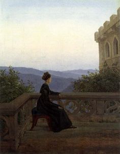 236x302 Carl Blechen Woman Bathing In The Park Of Terni - German Romantic Painting