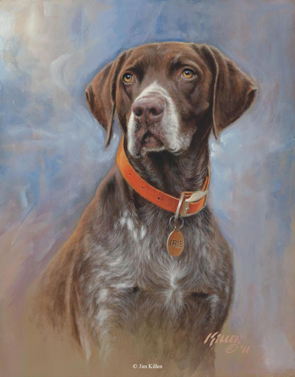 1000x1278 Sporting Dogs - German Shorthaired Pointer Painting