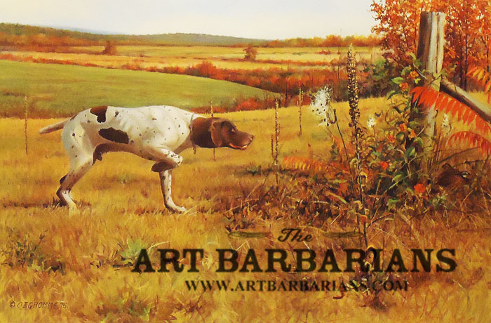 700x460 Wildlife Art Prints Plus Original Paintings With A Wide Selection - German Shorthaired Pointer Painting