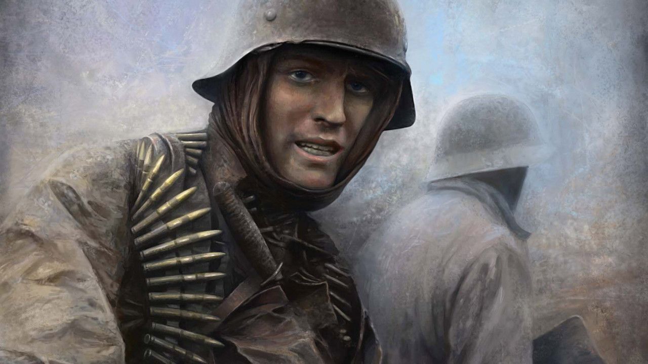 1280x720 German Soldier Photos German Soldier, Wallpapers For Desktop - German Soldier Painting