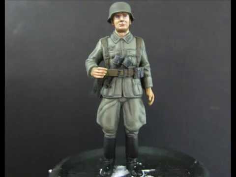480x360 Painting Miniature German Infantry Timelapse - German Soldier Painting