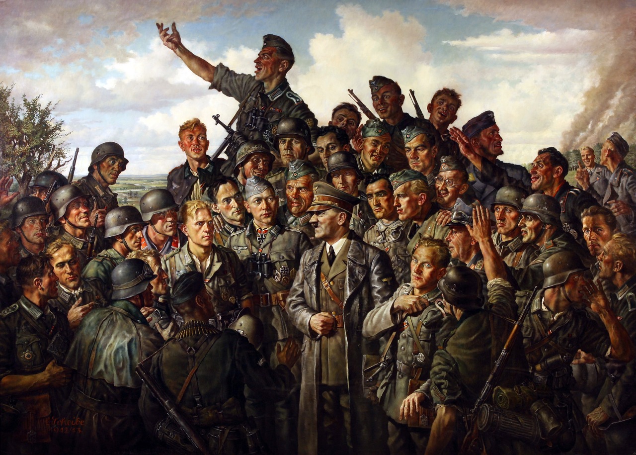 1280x915 Pictures Soldiers German Painting Art Army - German Soldier Painting