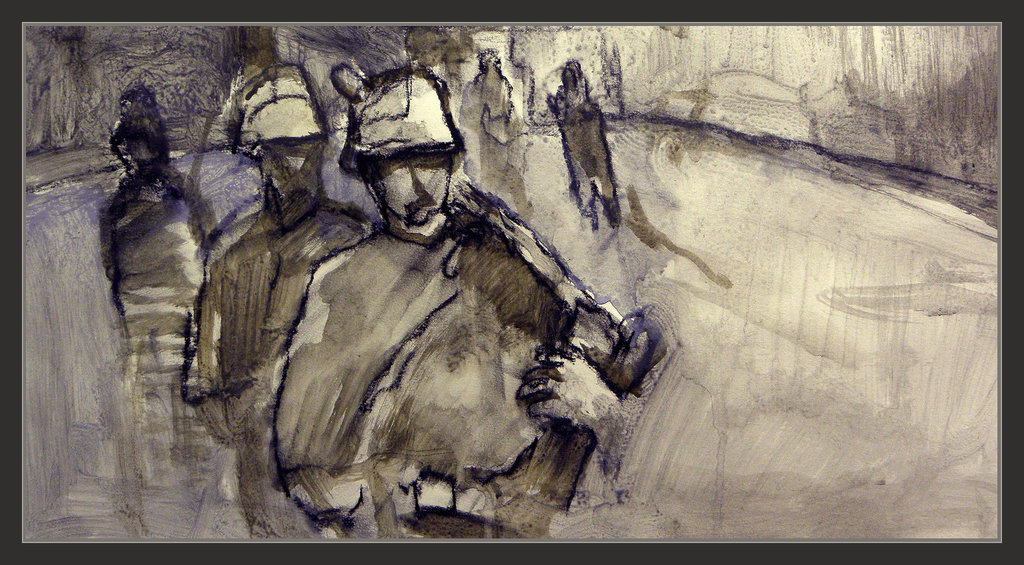 1024x565 Ww2 Paintings Berlin Battle German Soldiers Ge By Ernestdescals - German Soldier Painting