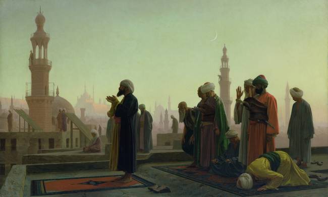 650x391 The Prayer By Jean Leon Gerome By The Fine Art Masters - Gerome Painting