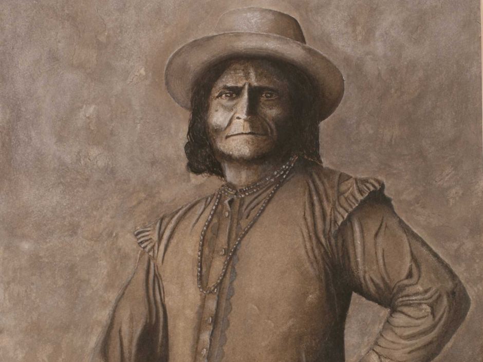 940x705 Geronimo By Brenden Abbott - Geronimo Painting