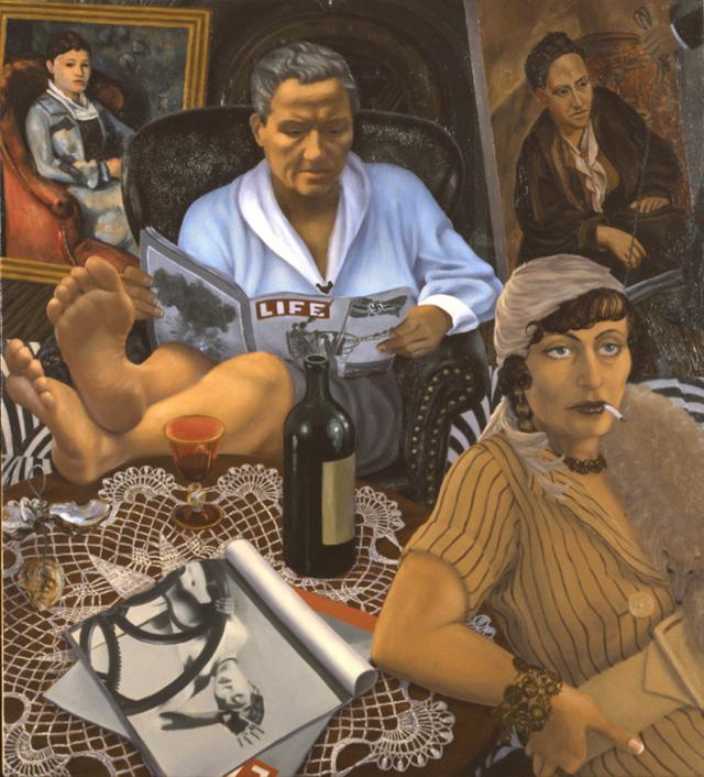 640x706 Gertrude Stein Amp Alice B. Toklas, Paris, October, 1939 Hilary - Gertrude Stein Painting