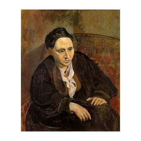 458x458 Gertrude Stein By Pablo Picasso Oil Painting Art Gallery - Gertrude Stein Painting