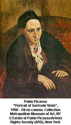 250x438 Pablo Picasso - Gertrude Stein Painting