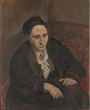 300x367 Portrait Of Gertrude Stein - Gertrude Stein Painting