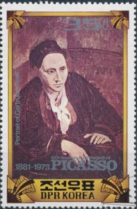 197x300 Stamp Portrait Of Gertrude Stein Painting By P. Picasso (1881 19 - Gertrude Stein Painting