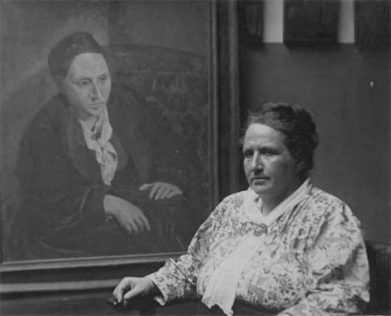 768x620 The Unlikely Friendship Of Gertrude Stein Amp Pablo Picasso - Gertrude Stein Painting