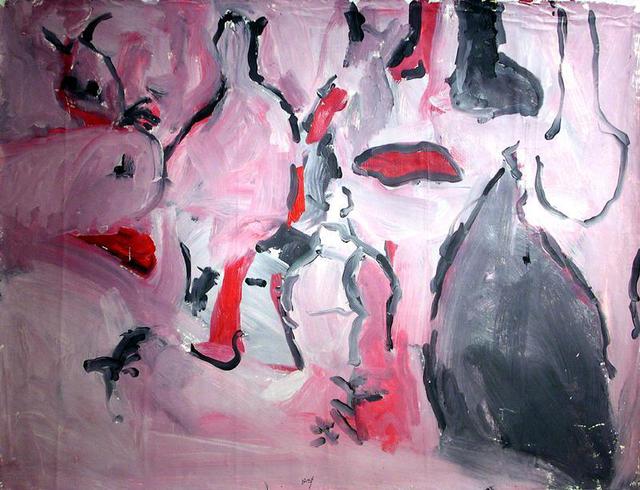 640x490 Richard Lazzara Artwork Whale Pheasant Gestalt Theory Original - Gestalt Painting