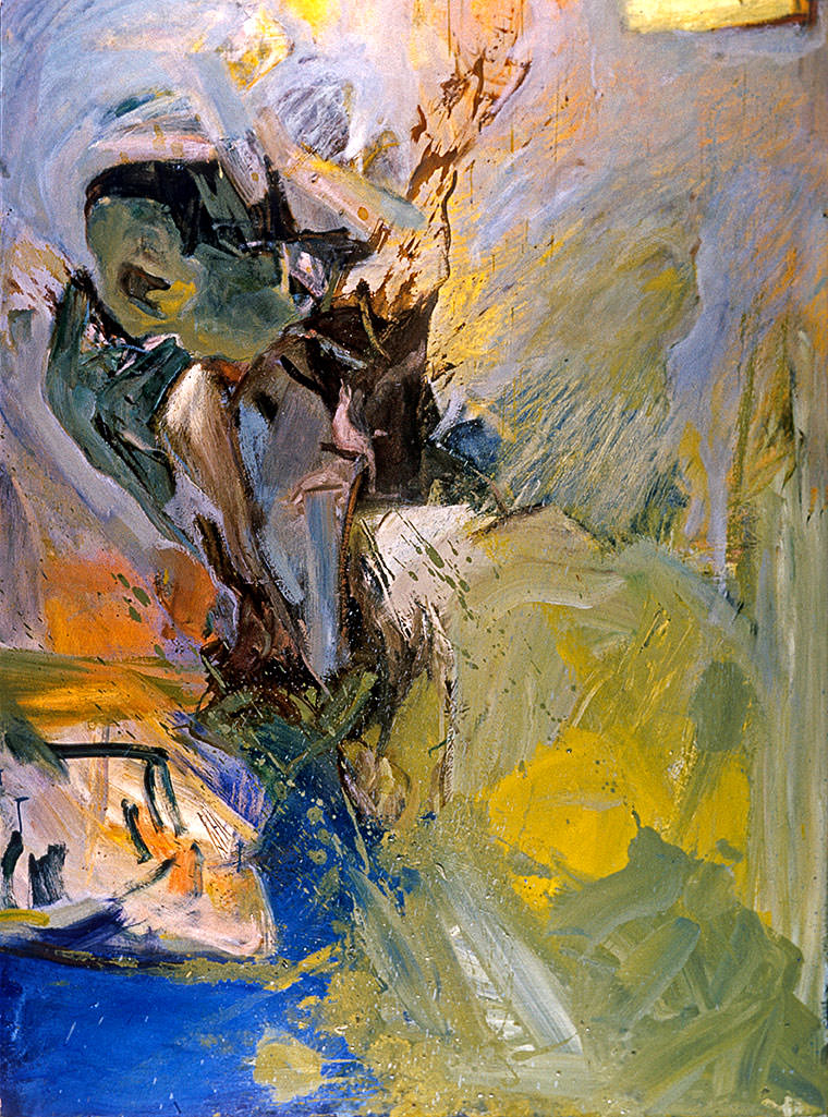 760x1025 William Sayler Categories 1960's Early Paintings - Gestural Painting