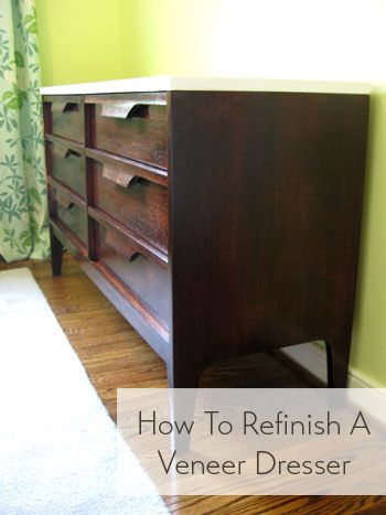 350x467 Nursery Progress How To Refinish A Veneer Dresser - Get Er Done Painting