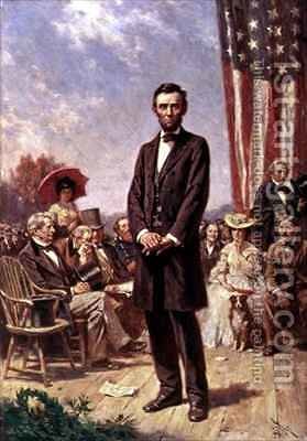 279x400 The Gettysburg Address Jean Leon Gerome Ferris Reproduction 1st - Gettysburg Address Painting