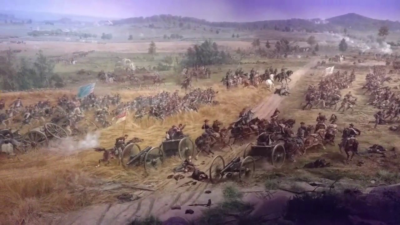 1280x720 Gettysburg Cyclorama Painting Highlights - Gettysburg Painting