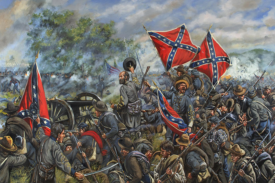900x600 The Angle - Gettysburg Painting