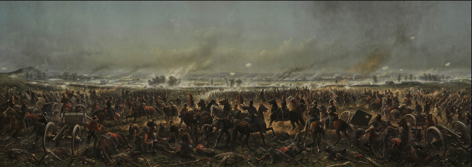1600x566 The Civil War Picket Huge Painting Of Gettysburg Gets New Home - Gettysburg Painting