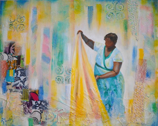 640x510 Ghana Rebecca Jardin's Art - Ghana Painting