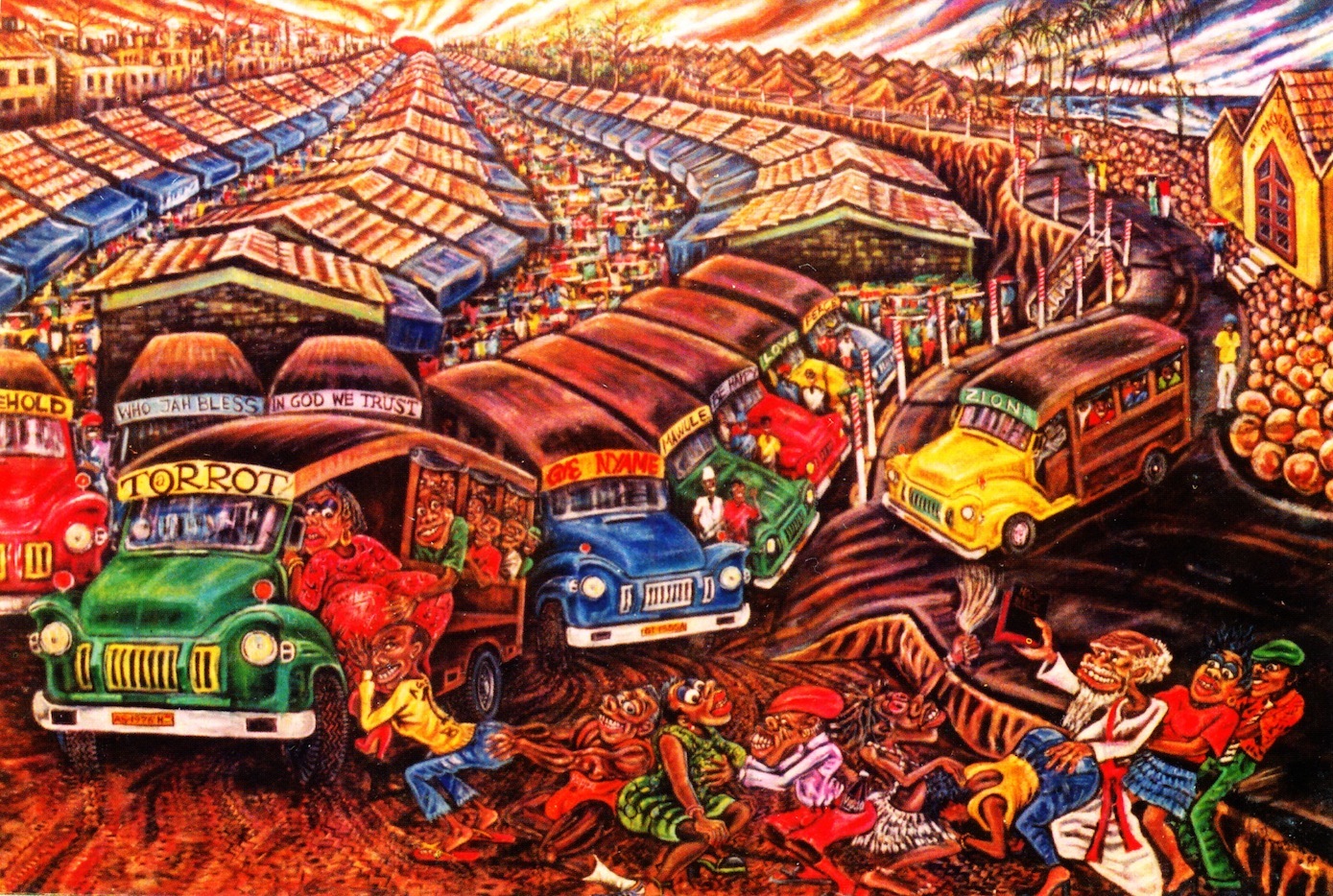 1389x934 Kumasi Realism Atta Kwami Art Of Ghana - Ghana Painting