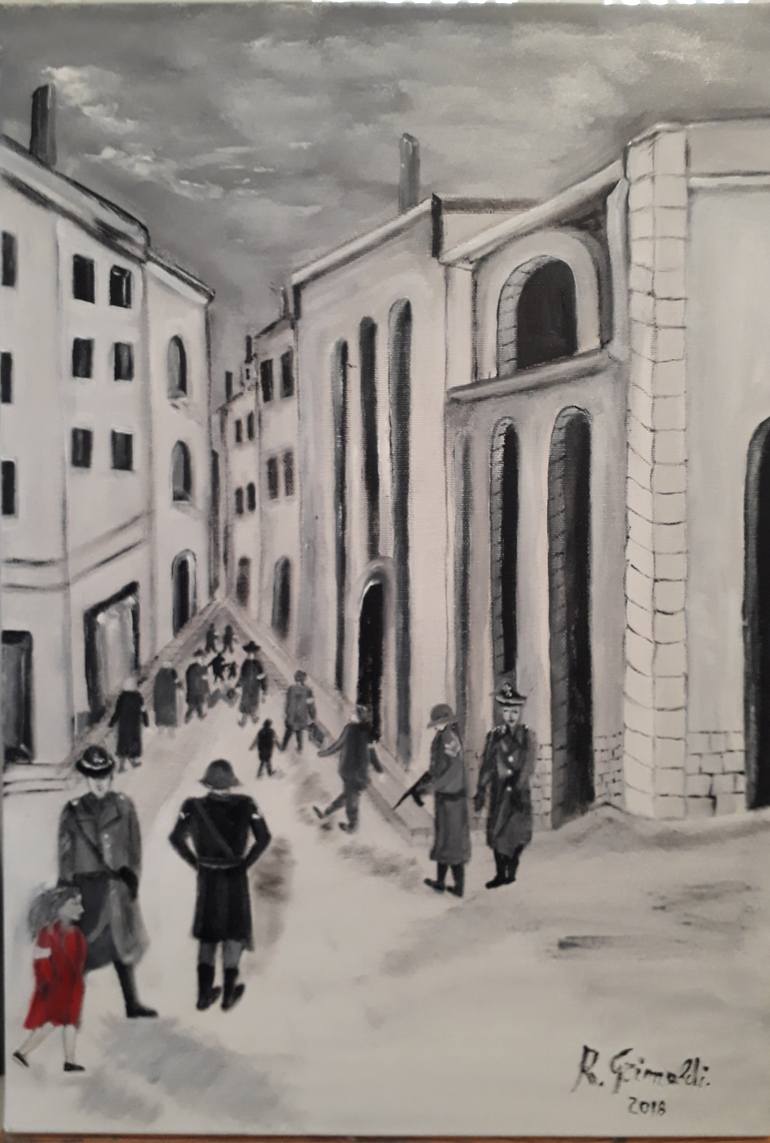 770x1143 Saatchi Art The Ghetto Painting By Rosario Grimaldi - Ghetto Painting