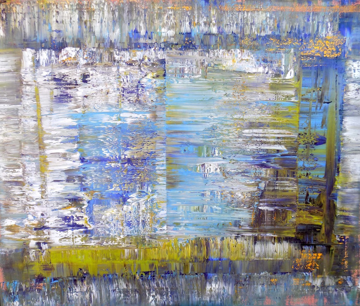 1200x1021 Abstract Oil Paintings Ghost Dance By Dan Goldberg - Ghost Dance Painting