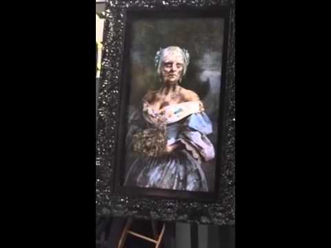 480x360 Ghost Moving Inside A Painting - Ghost Painting