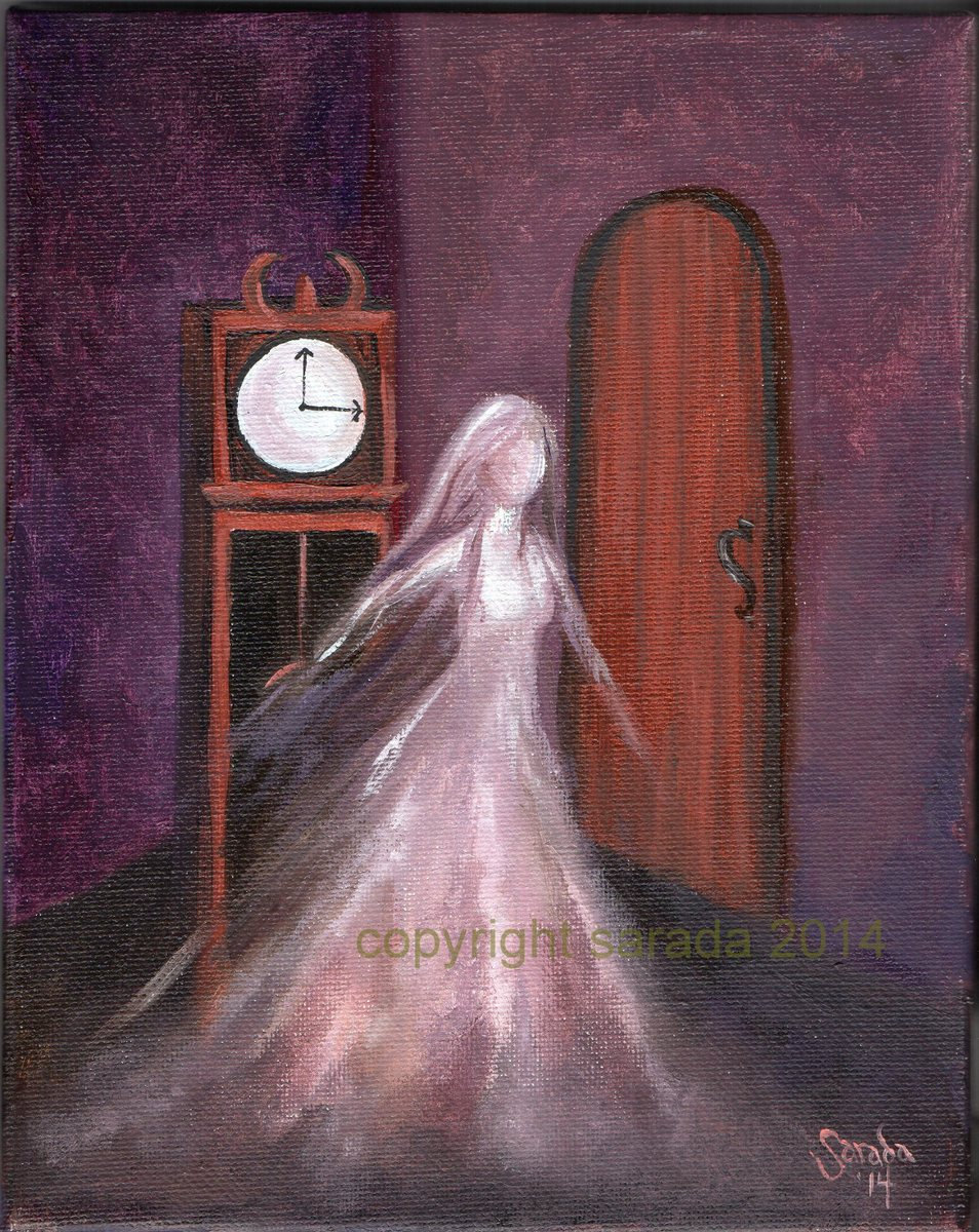 954x1200 Art By Sarada In My Etsy Of My Ghost Paintings - Ghost Painting