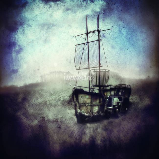 650x650 Ghost Pirate Ship Of The Lost Sea By Tanjica Perovic - Ghost Pirate Ship Painting