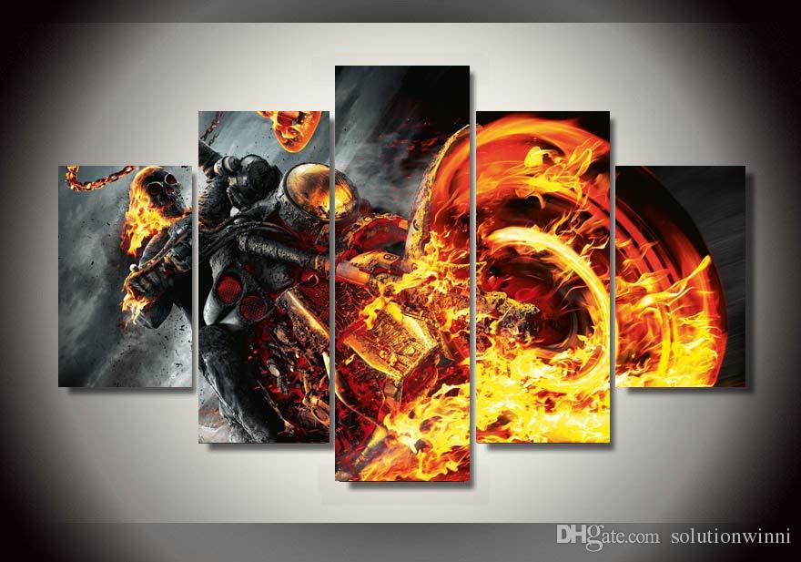 Ghost Rider Painting at PaintingValley.com | Explore collection of ...