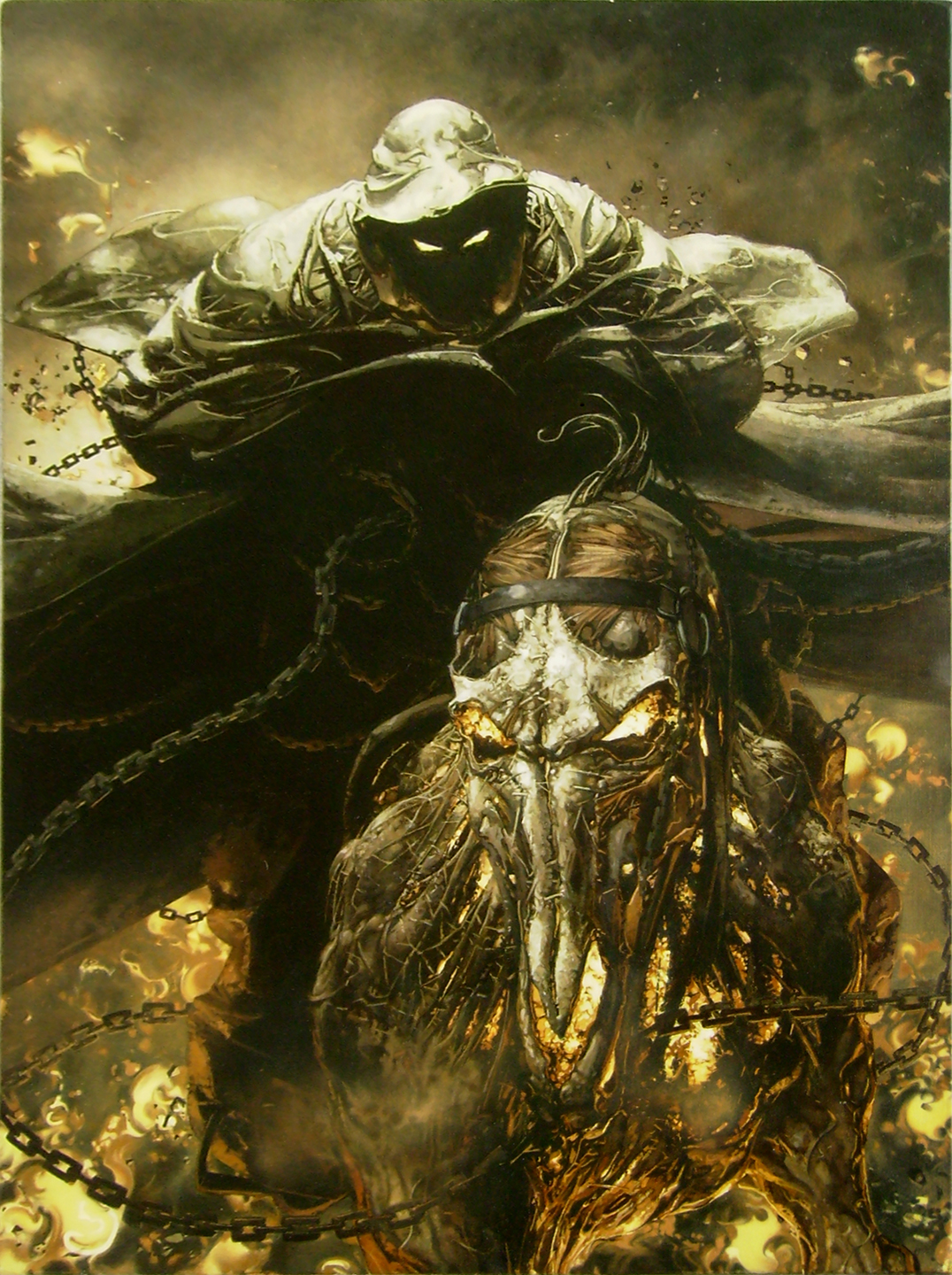 1076x1440 Part 4 Multiple Glaze Layers - Ghost Rider Painting