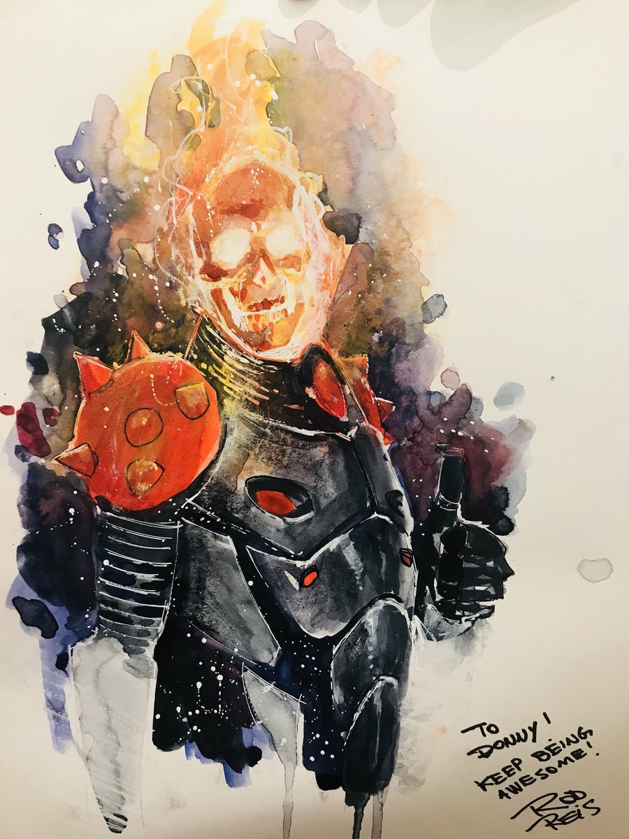 900x1200 Donny Cates On Twitter Check Out This Insane Cosmic Ghost Rider - Ghost Rider Painting