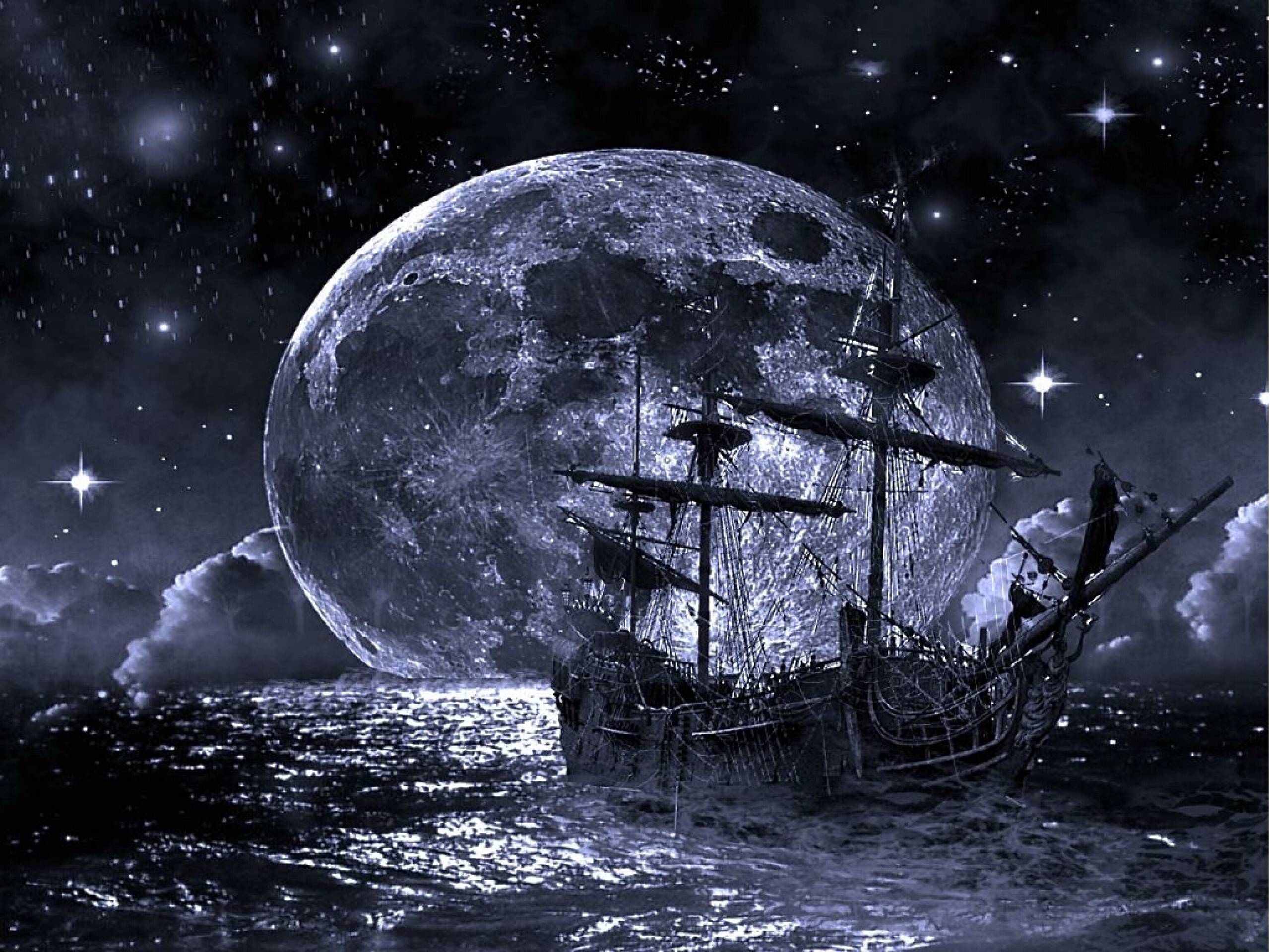 2560x1920 Free Ghost Pirate Ship Wallpapers Background Long Wallpapers - Ghost Ship Painting