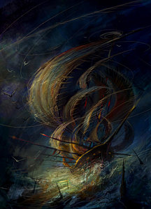 216x300 Ghost Ship Art Fine Art America - Ghost Ship Painting