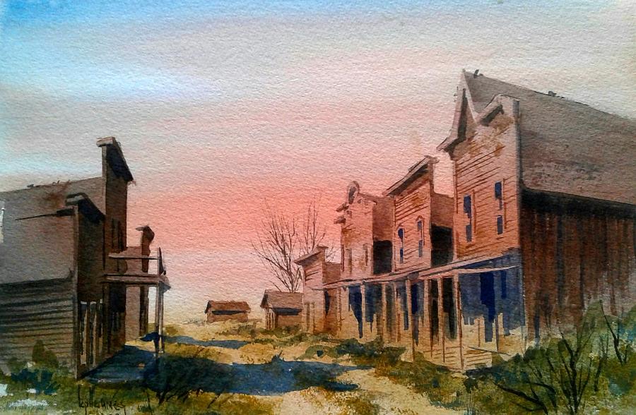 900x588 Ghost Town Painting By Kevin Heaney - Ghost Town Painting