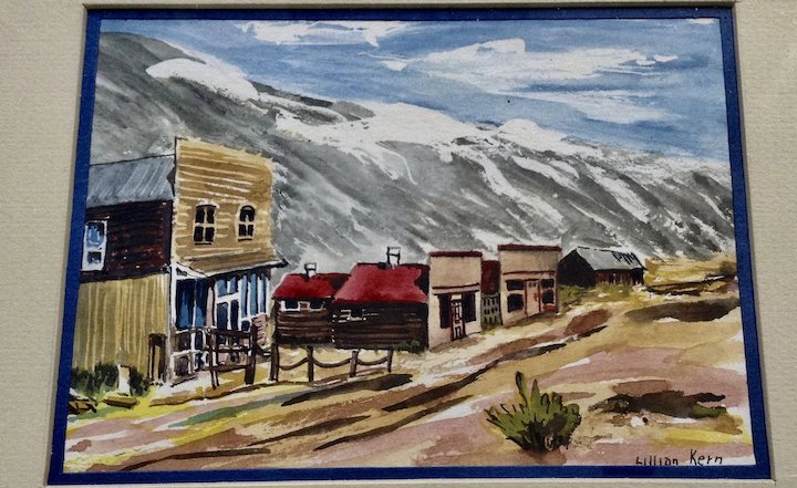 720x441 Lillian Kern, St. Elmo Ghost Town, Watercolor Painting Works - Ghost Town Painting