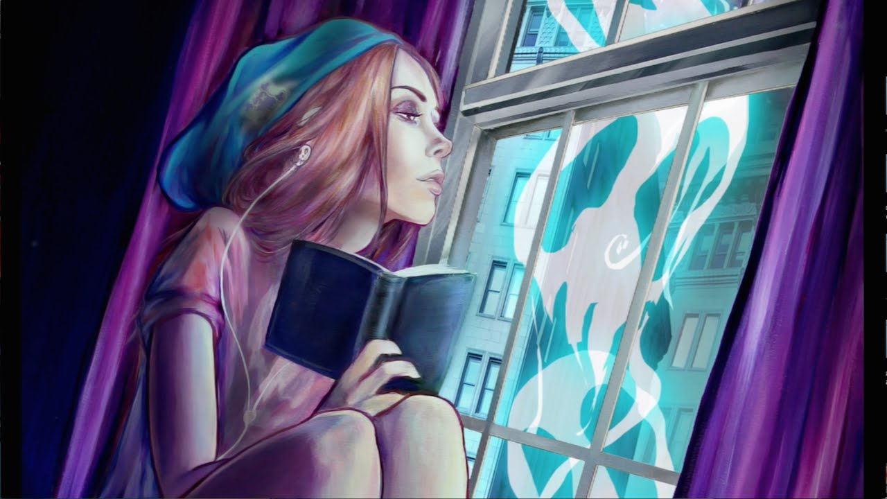 1280x720 Loner Ghost Town Speed Painting Cover Art - Ghost Town Painting