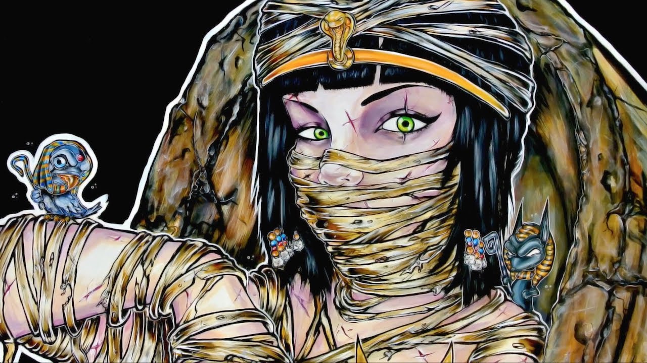 1280x720 Under Wraps By Ghost Town Cover Art (Speed Painting) - Ghost Town Painting