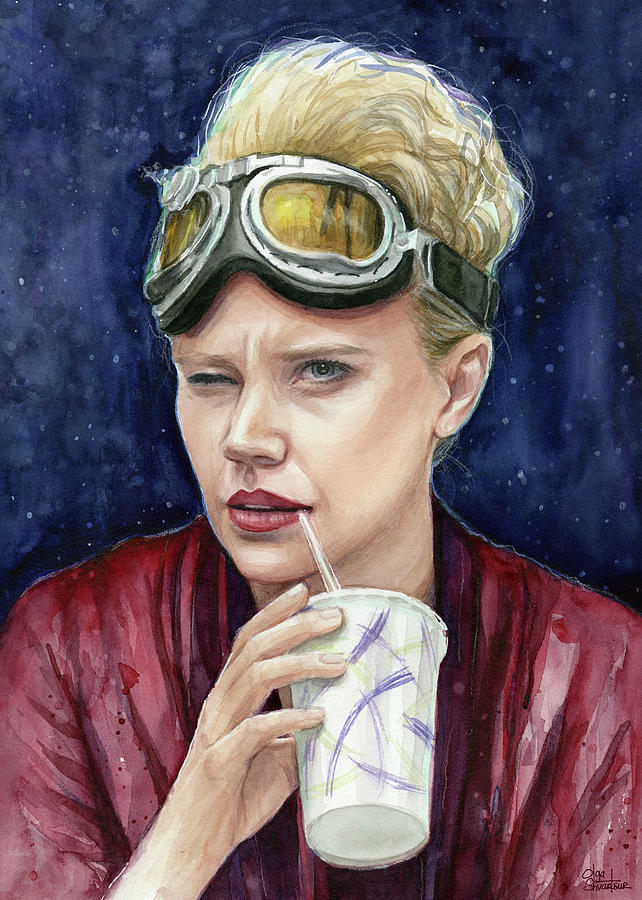 642x900 Holtzmann Ghostbusters Portrait Painting By Olga Shvartsur - Ghostbusters Painting