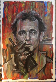 236x342 How Creepy Would It Be If I Had This Hanging Over My Bed Because - Ghostbusters Painting