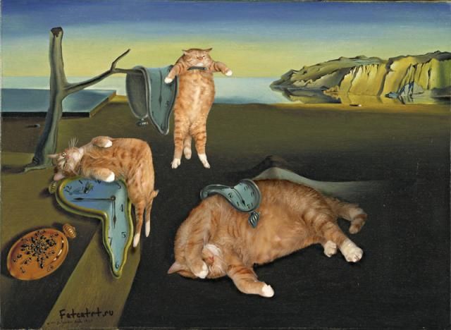 640x468 A Giant Cat In The World's Most Famous Paintings Yes, Please - Giant Cat Painting